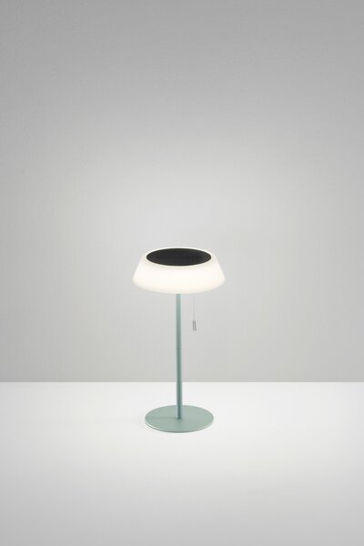 FAN LED-JIN-L-VDE Solární stolní lampa Jin (zelená) dobíjecí LED 1,2 W, stmívatelná CCT, IP54, pr. 17 x H 32 cm - FANEUROPE