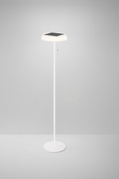 FAN LED-JIN-PT-BCO Solární stojací lampa Jin (bílá) dobíjecí LED 2,6 W, stmívatelná CCT, IP54, pr. 40 x 147 cm - FANEUROPE