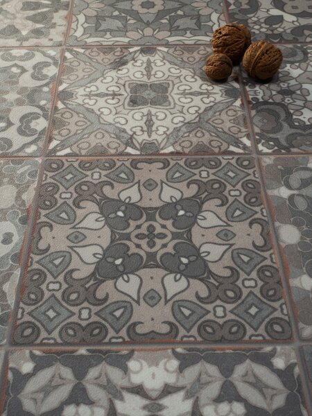 Beaulieu International Group, PVC podlaha - lino Livitex Retro 2795, na míru, šíře 3m,4m, šedá, filc, chodba / předsíň