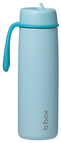 Nerezová termolahev s brčkem, 690ml ,b.box, lagoon