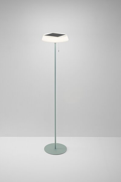 FAN LED-JIN-PT-VDE Solární stojací lampa Jin (zelená) dobíjecí LED 2,6 W, stmívatelná CCT, IP54, pr. 40 x 147 cm - FANEUROPE