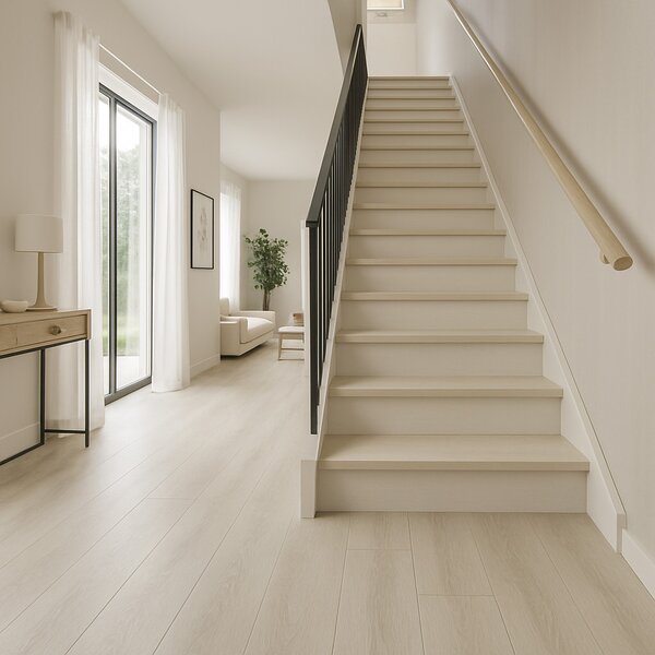 IVC Commercial, PVC podlaha - lino Logitex Ultimate 55 Stockholm T37, na míru, šíře 2m,4m, béžová, filc, chodba / předsíň