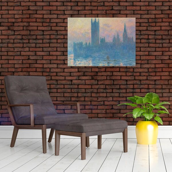Obraz - Claude Monet, The Houses of Parliament, Sunset, reprodukce (70x50 cm)