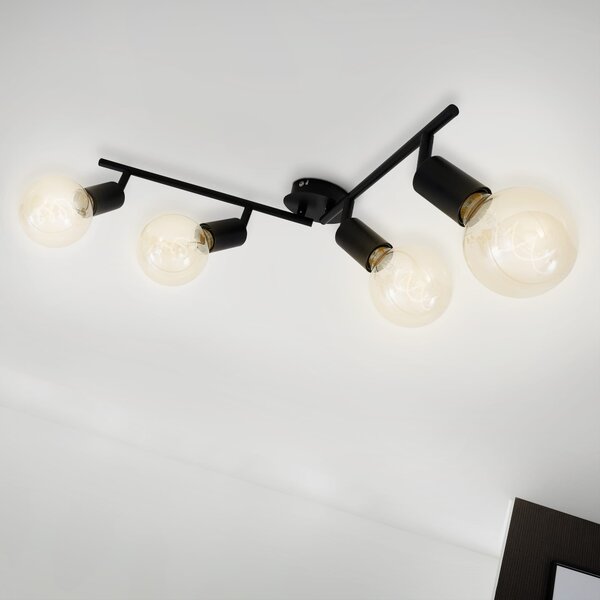 BRI 2868-045 Bodové svítidlo 69,5 cm 4x E27 60W černá - BRILONER