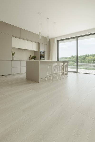 IVC Commercial, PVC podlaha - lino Logitex Ultimate 55 Stockholm T995, na míru, šíře 2m,4m, šedá, filc, chodba / předsíň