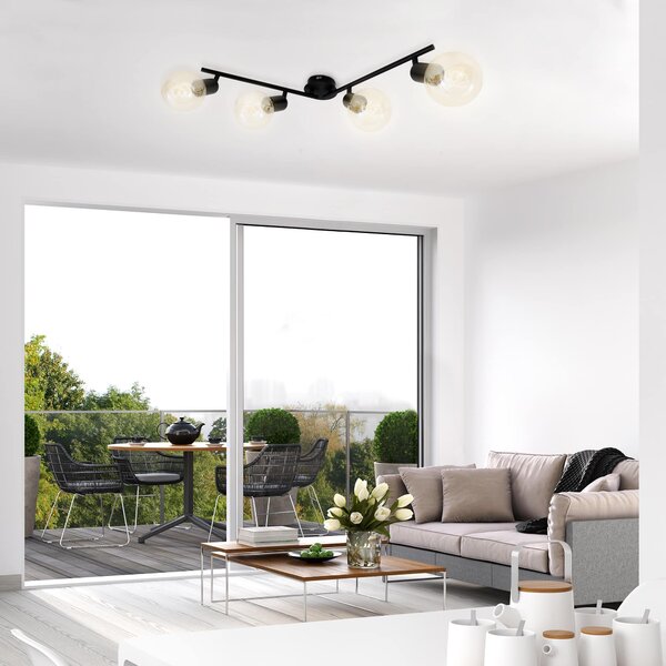 BRI 2868-045 Bodové svítidlo 69,5 cm 4x E27 60W černá - BRILONER