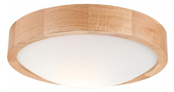 Stropní svítidlo OAK SLIM 1xE27/60W/230V dub pr. 27 cm