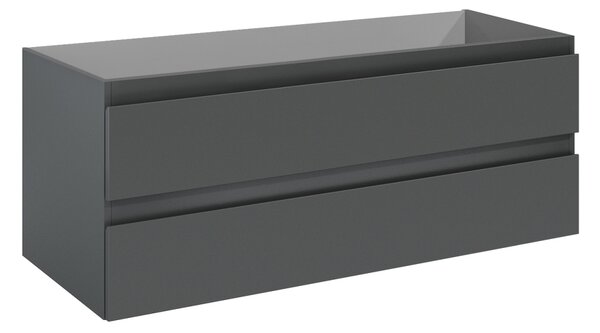 Oltens Vernal skříňka 120x45.6x47 cm pod umyvadlo závěsná grafitová 60019400