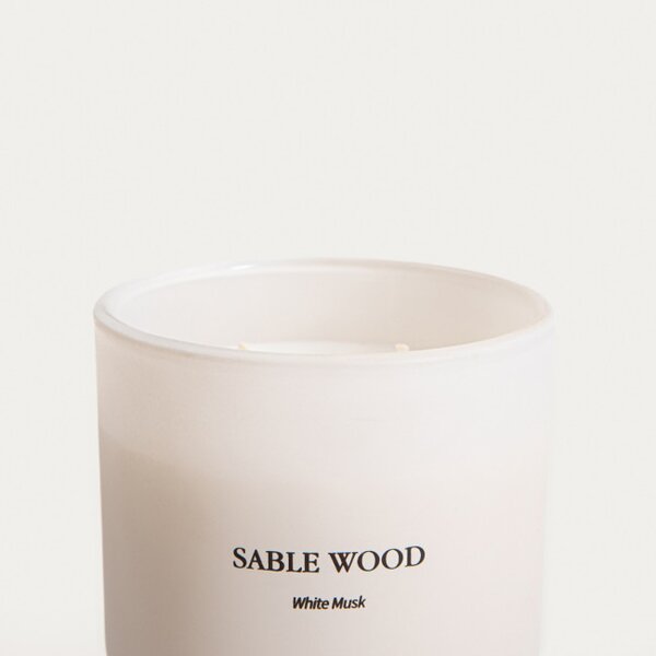 Svíčka SABLE WOOD White Musk 775208