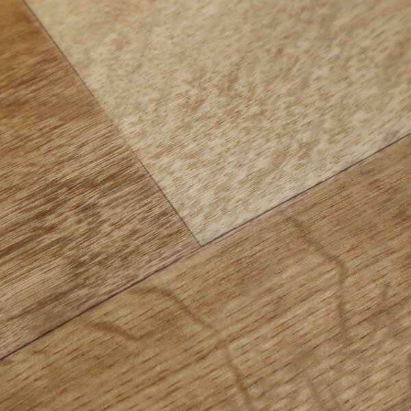 Spoltex, PVC podlaha - lino Ontario Natural, na míru, šíře 4m, hnědá, filc, chodba / předsíň