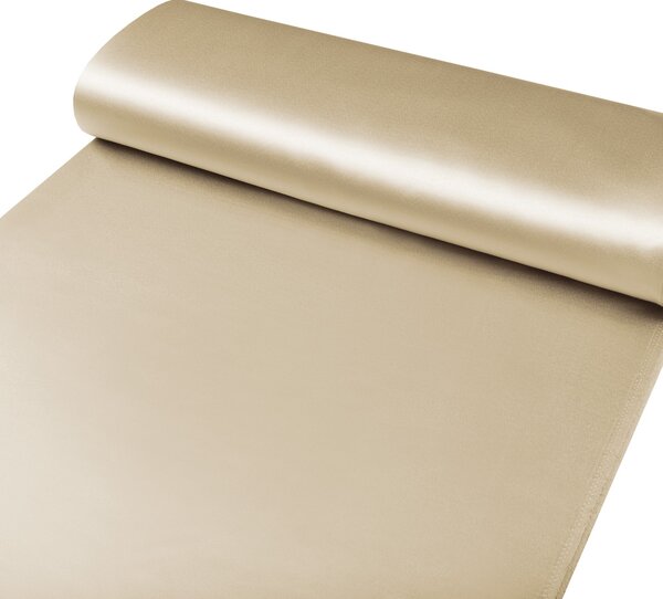 Biante Saténový závěs LUX-054 Latte 140x140 cm