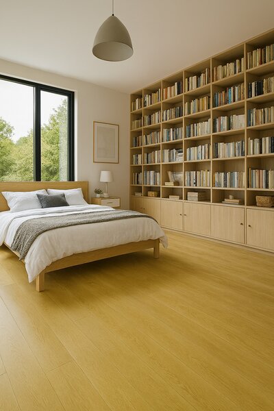 Lentex, PVC podlaha - lino Traffic 50 605-17 Beskidy Oak, na míru, šíře 2m,4m, hnědá, bez podkladu, chodba / předsíň