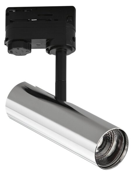 FAN LED-ROCKET-CR 3‑fázový systém LED ROCKET hliník 7 W 3000-4000 K pr. 50x165 mm - FANEUROPE