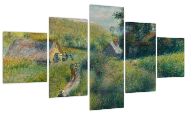Obraz - Auguste Renoir, The Mussel Harvest, reprodukce (125x70 cm)