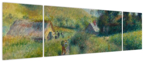 Obraz - Auguste Renoir, The Mussel Harvest, reprodukce (170x50 cm)