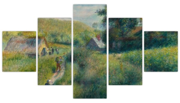 Obraz - Auguste Renoir, The Mussel Harvest, reprodukce (125x70 cm)