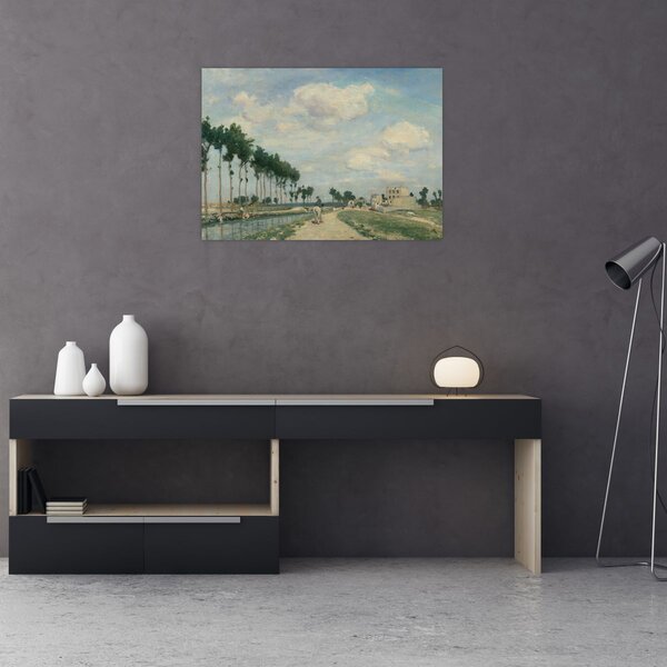 Obraz - Johan Barthold Jongkind, The Towpath, reprodukce (70x50 cm)
