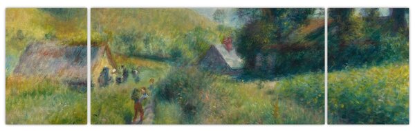Obraz - Auguste Renoir, The Mussel Harvest, reprodukce (170x50 cm)