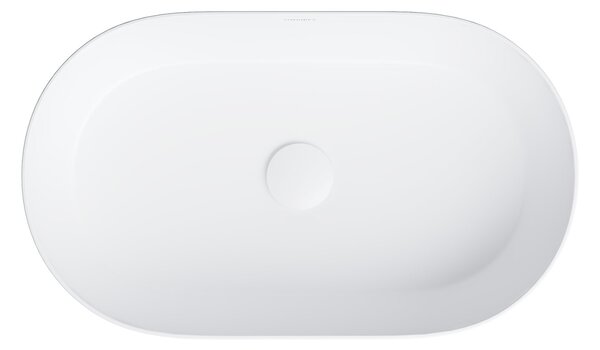 Omnires Mesa umyvadlo 53x32 cm oválné na pult bílá MESA530BM