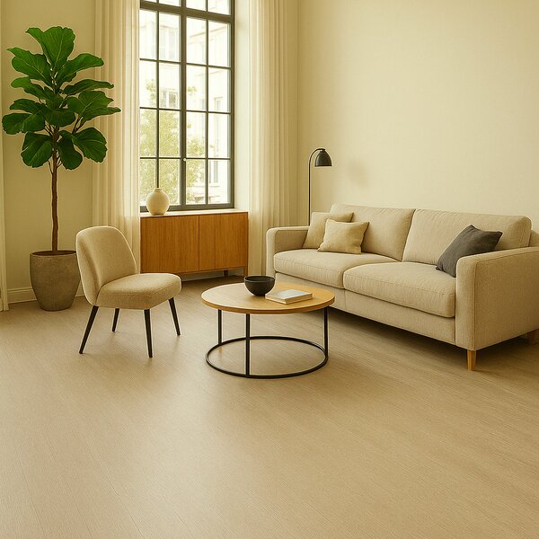 Gerflor, PVC podlaha - lino Flexar Nerok 2242 Oak Select Country, na míru, šíře 2m,4m, hnědá, bez podkladu, chodba / předsíň