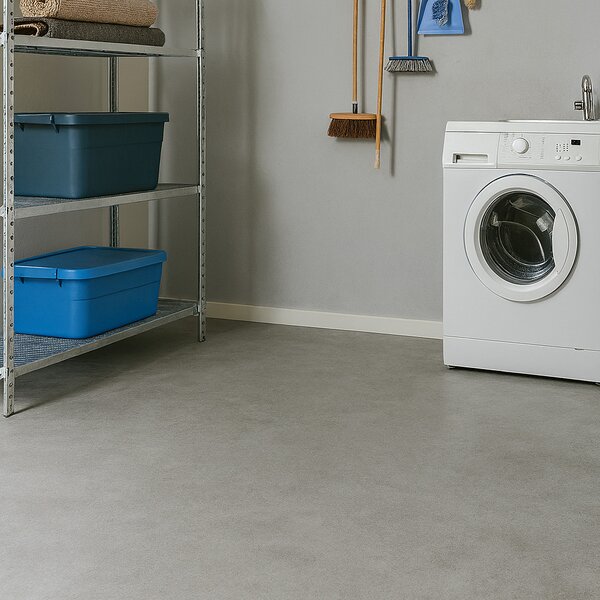 Gerflor, PVC podlaha - lino Flexar Nerok 2152 Shade Grey, na míru, šíře 2m,4m, šedá, bez podkladu, chodba / předsíň