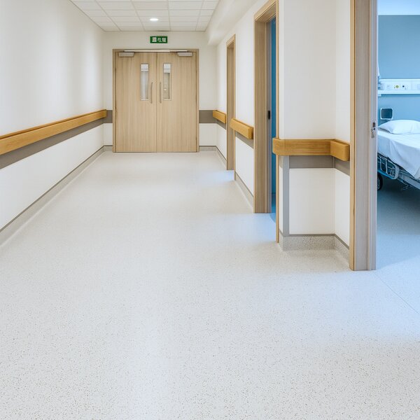 Gerflor, PVC podlaha - lino Flexar Nerok 2175 Pixel Clear, na míru, šíře 2m,4m, béžová, bez podkladu, chodba / předsíň