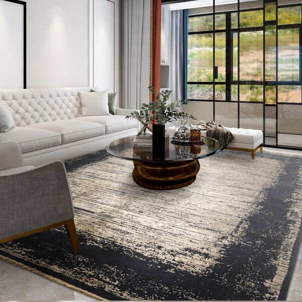 Tribeca Design Kusový koberec Trigger Black Champagne Rozměry: 160x230 cm