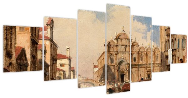 Obraz - Jules-Romain Joyant, The Scuola di San Marco, Venice, reprodukce (210x100 cm)