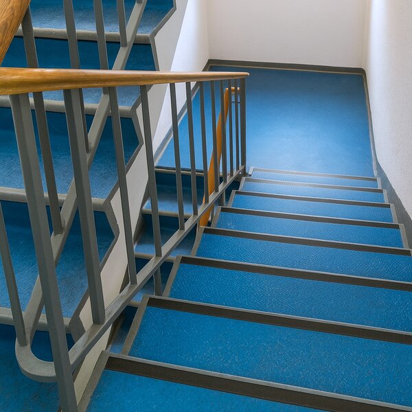 Gerflor, PVC podlaha - lino Flexar Nerok 2249 Brooklyn Blue, na míru, šíře 2m,4m, modrá, bez podkladu, chodba / předsíň