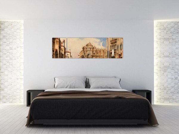 Obraz - Jules-Romain Joyant, The Scuola di San Marco, Venice, reprodukce (170x50 cm)