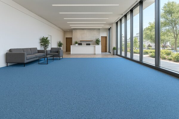 Gerflor, PVC podlaha - lino Flexar Nerok 2182 Pixel Ocean, na míru, šíře 2m,4m, modrá, bez podkladu, chodba / předsíň