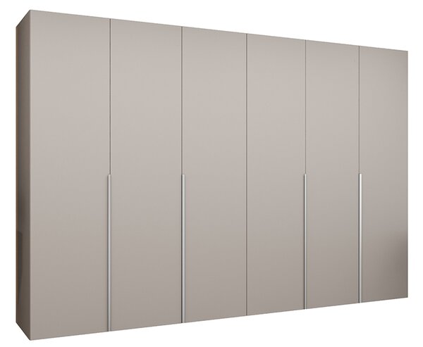 Šatní skříň ALICANTE 1, 300×202×52cm | Kašmír / Kašmírové úchyty
