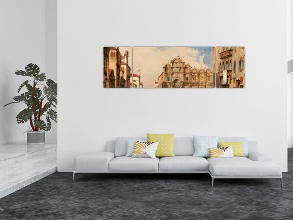 Obraz - Jules-Romain Joyant, The Scuola di San Marco, Venice, reprodukce (170x50 cm)