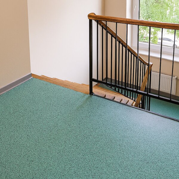 Gerflor, PVC podlaha - lino Flexar Nerok 2181 Pixel Meadow, na míru, šíře 2m,4m, zelená, bez podkladu, chodba / předsíň