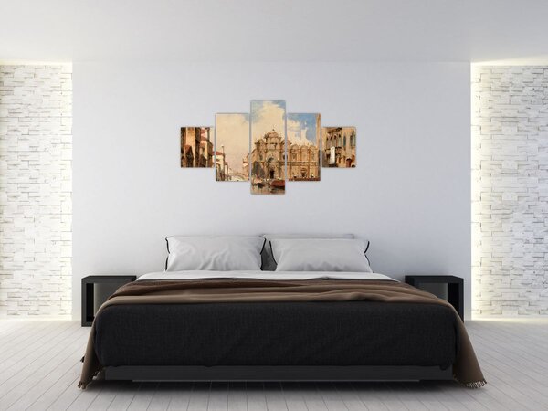 Obraz - Jules-Romain Joyant, The Scuola di San Marco, Venice, reprodukce (125x70 cm)