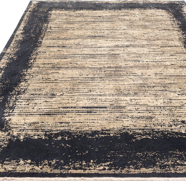 Tribeca Design Kusový koberec Trigger Black Champagne Rozměry: 160x230 cm