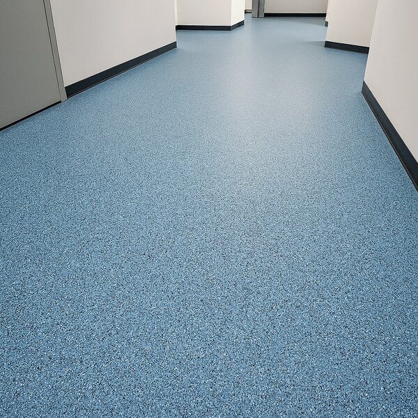 Gerflor, PVC podlaha - lino Flexar Nerok 2182 Pixel Ocean, na míru, šíře 2m,4m, modrá, bez podkladu, chodba / předsíň