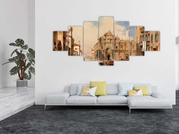 Obraz - Jules-Romain Joyant, The Scuola di San Marco, Venice, reprodukce (210x100 cm)
