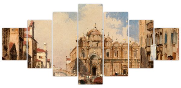 Obraz - Jules-Romain Joyant, The Scuola di San Marco, Venice, reprodukce (210x100 cm)