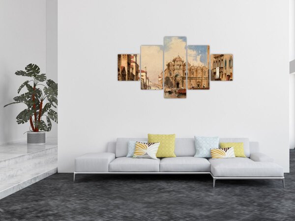 Obraz - Jules-Romain Joyant, The Scuola di San Marco, Venice, reprodukce (125x70 cm)