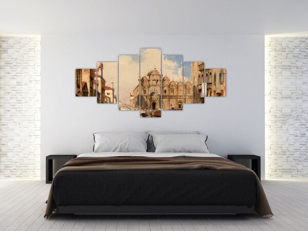 Obraz - Jules-Romain Joyant, The Scuola di San Marco, Venice, reprodukce (210x100 cm)
