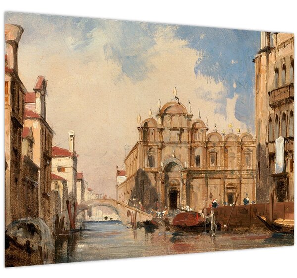 Obraz - Jules-Romain Joyant, The Scuola di San Marco, Venice, reprodukce (70x50 cm)