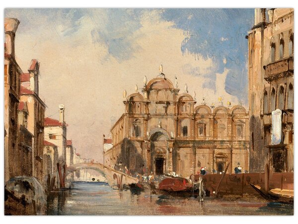 Obraz - Jules-Romain Joyant, The Scuola di San Marco, Venice, reprodukce (70x50 cm)