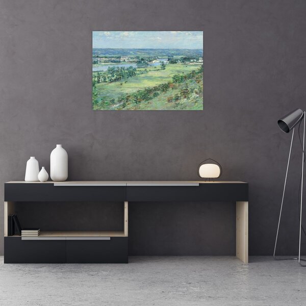 Obraz - Theodore Robinson, The Valley of the Seine, From the Hills of Giverny, reprodukce (70x50 cm)