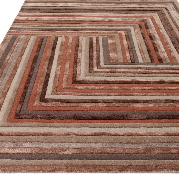 Tribeca Design Kusový koberec Blondie Network Terracotta Rozměry: 120x170 cm