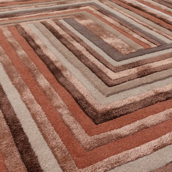Tribeca Design Kusový koberec Blondie Network Terracotta Rozměry: 120x170 cm