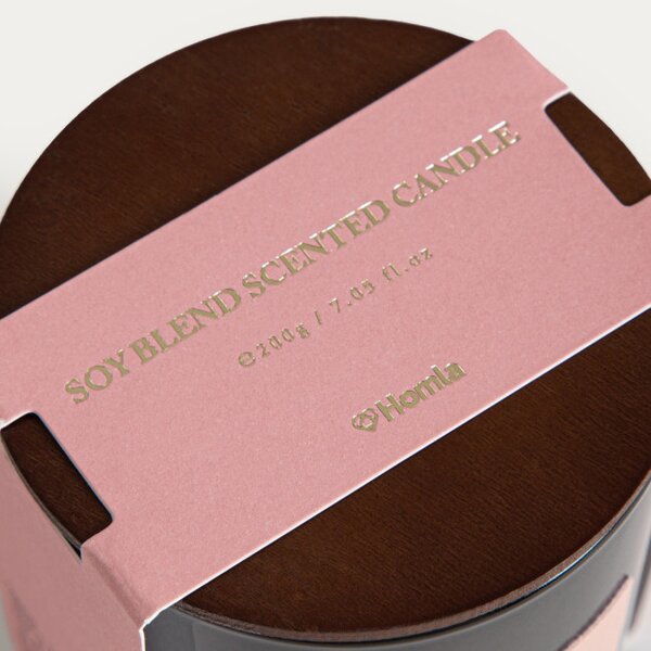 Svíčka URBAN LEATHER Dusty Rose 781346