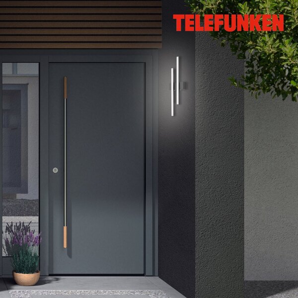 TF 313005TF TELEFUNKEN LED venkovní svítidlo 47 cm 2x8W 960lm černá - BRILONER