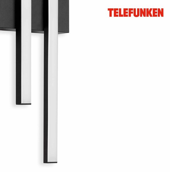 TF 313005TF TELEFUNKEN LED venkovní svítidlo 47 cm 2x8W 960lm černá - BRILONER