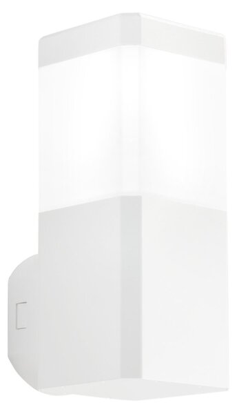 FAN I-FOCUS-Q-AP-BCO Nástěnné svítidlo, hranaté, polykarbonátové, bílé, 1 x GU10, 131 x 100 x 242 mm, IP65 - FANEUROPE